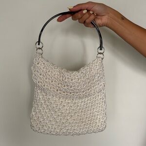 crochet hand bag